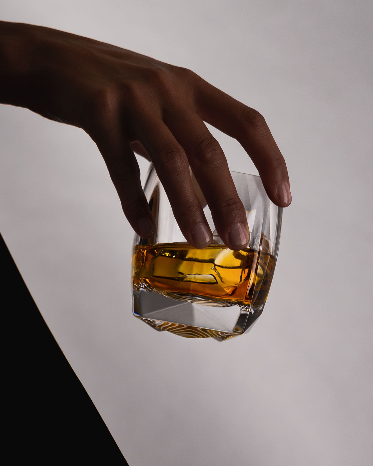 Side Rauk's Rauk Heavy Tumbler (Grey) - Your Whisky Glass Doesn't Have to be Clear ...