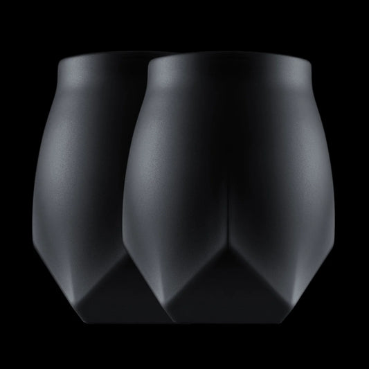 Norlan Whisky Glass, VAILD (Black) Gift Set of 2 Glasses