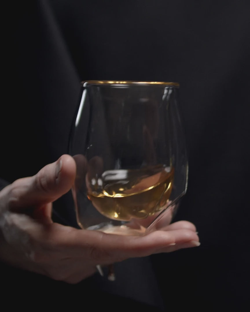 Looping video of a Norlan Whisky Glass in use — showcasing whiskey being poured and savored with clarity and intention.